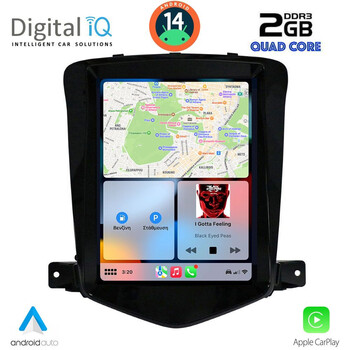 DIGITAL IQ BXC 3925_CPAA TESLA STYLE for CHEVROLET CRUZE mod. 2008-2012