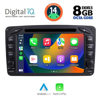 DIGITAL IQ BXF 671_CPAA (7'' DVD) MULTIMEDIA SYSTEM for MERCEDES C (W203) mod. 1999-2004