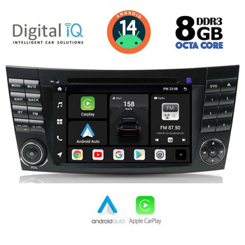 DIGITAL IQ BXF 790_CPAA (7'' DVD) MULTIMEDIA SYSTEM for MERCEDES E (W211) – CLS (W219) mod. 2003-2009