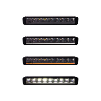 WLBC172/MT ΠΡΟΒΟΛΕΑΣ DRIVING LIGHT BLACK SERIES 9x5W LED 12-48V 45W 5.700K 3.780lm 2 ΧΡΗΣΕΩΝ 283x54x58mm - 1 ΤΕΜ.