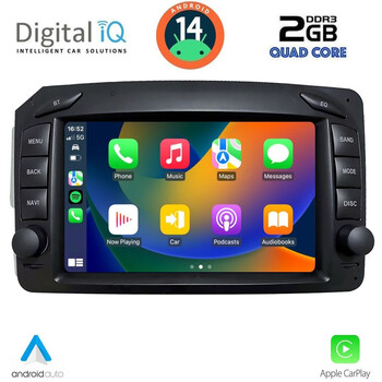 DIGITAL IQ ZSD 271_CPA (7" DECK) MULTIMEDIA SYSTEM for MERCEDES C (W203) mod. 1999-2004