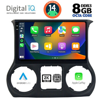 DIGITAL IQ BXF 8295_CPAA (10inc) MULTIMEDIA TABLET for JEEP WRANGLER  mod. 2011-2014