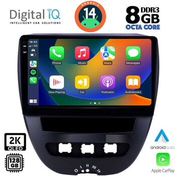 DIGITAL IQ BXF 8707_CPAA (10inc) MULTIMEDIA TABLET for CITROEN C1-PEUGEOT 107-TOYOTA AYGO mod. 2005-2014