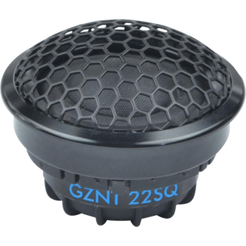 Ground Zero  Gznt 22sq  100 Watts Max
0.87″ High Performance Silk Dome Tweeter With Couple Chamber

22 mm / 0.7″ High Performance Tweeter
coated Soft Dome
cca Voice Coil
anodyzed Aluminum Housing
coupled Chamber
wave Diffuser
neodymium Motor
gold Plated Terminal
1 Pair / Packag Άμεση Παράδοση