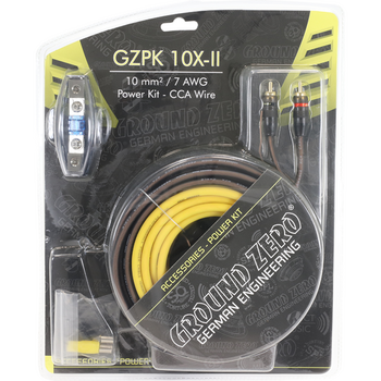 Ground Zero  Gzpk 10x-ii  10 mm² High Quality Cable kit Άμεση Παράδοση