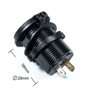 4-4 Connect  4-600156  Four Connect 4-600156 Waterprof usb-Charger With Voltage Display Άμεση Παράδοση