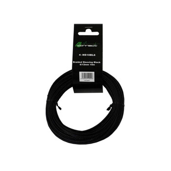 4-4 Connect  4-Ns10bl6  Four Connect 4-Ns10bl6 Nylonsock Black 6/12mm 10m Άμεση Παράδοση