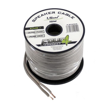4-4 Connect  4-Scm1515  Four Connect 2x1,5mm2 Speaker Cable 15meters Άμεση Παράδοση