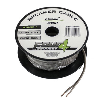 4-4 Connect  4-Scm1530  Four Connect 2x1,5mm2 Speaker Cable 30 Meters Άμεση Παράδοση