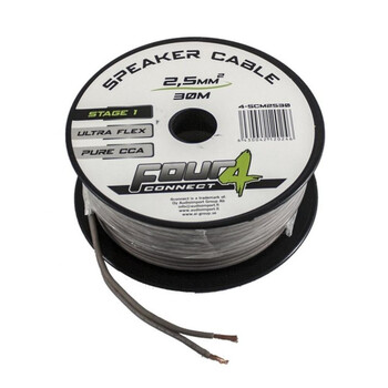 4-4 Connect  4-Scm2530  Four Connect 2x2,5mm2 Speaker Cable 30 Meters Άμεση Παράδοση