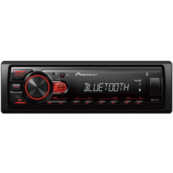 Pioneer  mvh-230bt  car Stereo Receiver With Bluetooth®, rds Tuner, Usb, and Short Chassis. (1-Din). Άμεση Παράδοση