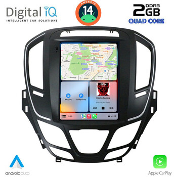 DIGITAL IQ BXC 3915_CPAA TESLA STYLE for OPEL INSIGNIA II  2014-2017