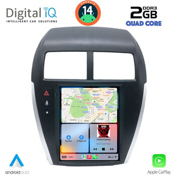 DIGITAL IQ BXC 3952_CPAA TESLA STYLE for MITSUBISHI ASX mod. 2009&gt;