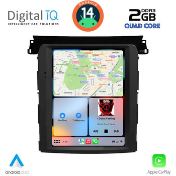 DIGITAL IQ BXC 3961_CPAA TESLA STYLE for SUBARU FORESTER – IMPREZA – XV mod. 2012-2014