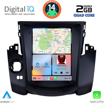 DIGITAL IQ BXC 3969_CPAA TESLA STYLE for TOYOTA RAV 4 mod. 2006-2012