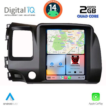 DIGITAL IQ BXC 3988_CPAA TESLA STYLE for HONDA CIVIC 4D mod. 2006-2012