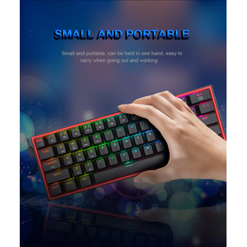 Gaming πληκτρολόγιο - Redragon K616 RGB Fizz Pro (Black)