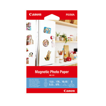 Canon Μαγνητικό Φωτογραφικό Χαρτί MG-101 4x6 (3634C002) (CAN-MG101)