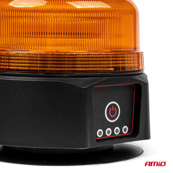 03932/AM ΦΑΡΟΣ 12/24V ΠΟΡΤΟΚΑΛΙ 36 LED ΜΑΓΝΗΤΙΚΟΣ ΕΠΑΝΑΦΟΡΤΙΖΟΜΕΝΟΣ ΑΣΥΡΜΑΤΟΣ ΜΕ REMOTE CONTROL 123x110mm ΑΜΙΟ - 1 ΤΕΜ.