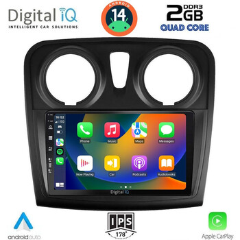 DIGITAL IQ BXC 3108_CPAA (9inc) MULTIMEDIA TABLET for DACIA LOGAN – SANDERO mod. 2012-2019
