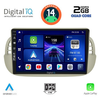 DIGITAL IQ BXC 3130_CPAA (9inc) MULTIMEDIA TABLET for FIAT 500 mod. 2007-2015