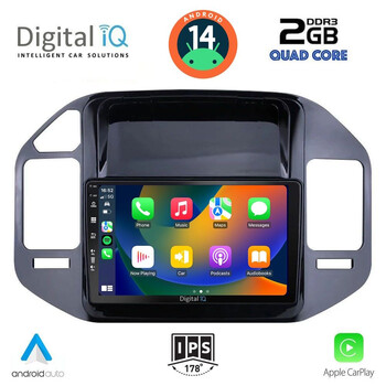 DIGITAL IQ BXC 3444_CPAA (9inc) MULTIMEDIA TABLET for MITSUBISHI PAJERO mod. 1999-2006