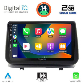 DIGITAL IQ BXC 3543_CPAA (9inc) MULTIMEDIA TABLET for RENAULT CLIO mod. 2005-2011