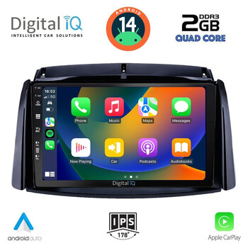 DIGITAL IQ BXC 3551_CPAA (9inc) MULTIMEDIA TABLET for RENAULT KOLEOS mod. 2006-2016
