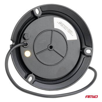 04105/AM ΦΑΡΟΣ HEAVY DUTY W28M 12/24V ΠΟΡΤΟΚΑΛΙ 16LED ΜΑΓΝΗΤΙΚΟΣ/ΒΙΔΩΤΟΣ ΜΕ ΦΙΣ ΑΝΑΠΤΗΡΑ Υ89mm Φ110mm AMIO - 1 τεμ.
