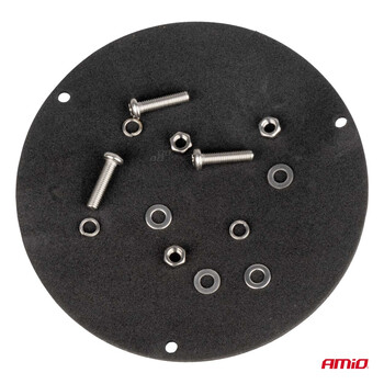 04105/AM ΦΑΡΟΣ HEAVY DUTY W28M 12/24V ΠΟΡΤΟΚΑΛΙ 16LED ΜΑΓΝΗΤΙΚΟΣ/ΒΙΔΩΤΟΣ ΜΕ ΦΙΣ ΑΝΑΠΤΗΡΑ Υ89mm Φ110mm AMIO - 1 τεμ.