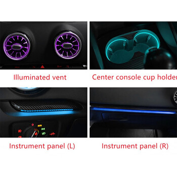 DIQ AMBIENT AUDI A3 8Y (Digital iQ Ambient Light Audi A3 mod. 2020> 25 Lights with Airvent)