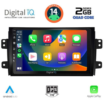 DIGITAL IQ BXC 3688_CPAA (9inc) MULTIMEDIA TABLET for FIAT SEDICI – SUZUKI SX4 mod. 2005-2013