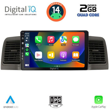 DIGITAL IQ BXC 3712_CPAA (9inc) MULTIMEDIA TABLET for TOYOTA COROLLA mod. 2001-2006