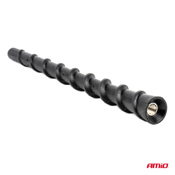 04160/AM ΚΕΡΑΙΑ ΟΡΟΦΗΣ ANTM10 18cm ΜΕ 2 ΑΝΤΑΠΤΟΡΕΣ 5-6mm ΜΑΥΡΗ ΑΜΙΟ - 1 ΤΕΜ.