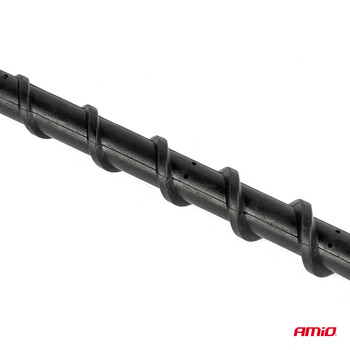 04160/AM ΚΕΡΑΙΑ ΟΡΟΦΗΣ ANTM10 18cm ΜΕ 2 ΑΝΤΑΠΤΟΡΕΣ 5-6mm ΜΑΥΡΗ ΑΜΙΟ - 1 ΤΕΜ.