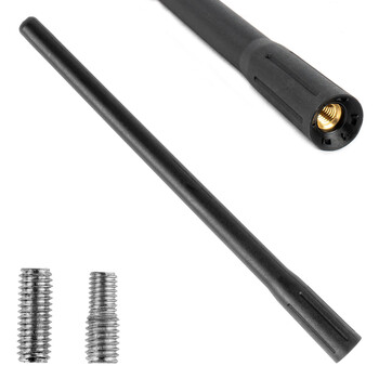04161/AM ΚΕΡΑΙΑ ΟΡΟΦΗΣ ANTM11 20cm ΜΕ 2 ΑΝΤΑΠΤΟΡΕΣ 5-6mm ΜΑΥΡΗ ΑΜΙΟ - 1 ΤΕΜ.