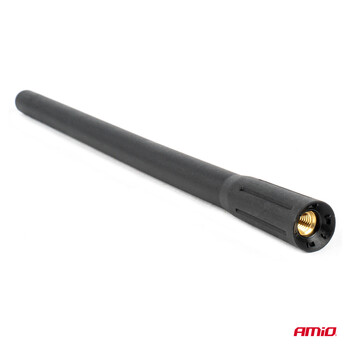 04161/AM ΚΕΡΑΙΑ ΟΡΟΦΗΣ ANTM11 20cm ΜΕ 2 ΑΝΤΑΠΤΟΡΕΣ 5-6mm ΜΑΥΡΗ ΑΜΙΟ - 1 ΤΕΜ.