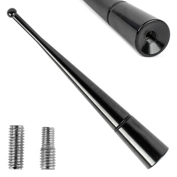 04163/AM ΚΕΡΑΙΑ ΟΡΟΦΗΣ ANTM13 10cm ΜΕ 2 ΑΝΤΑΠΤΟΡΕΣ 5-6mm ΜΑΥΡΗ ΑΜΙΟ - 1 ΤΕΜ.
