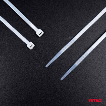 04305/AM ΔΕΜΑΤΙΚΑ/ΔΕΤΙΚΑ ΚΑΛΩΔΙΩΝ TIE WRAP (ΤΑΙΡΑΠ) 2.5 x 100mm (ΛΕΥΚΟ)  ΑΜΙΟ - 100 ΤΕΜ.