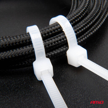 04305/AM ΔΕΜΑΤΙΚΑ/ΔΕΤΙΚΑ ΚΑΛΩΔΙΩΝ TIE WRAP (ΤΑΙΡΑΠ) 2.5 x 100mm (ΛΕΥΚΟ)  ΑΜΙΟ - 100 ΤΕΜ.