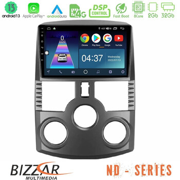 Bizzar nd Series 8core Android13 2+32gb Daihatsu Terios Navigation Multimedia Tablet 9 u-nd-Dh1016
