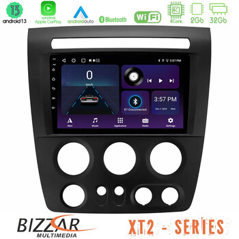 Bizzar xt2 Series 4core Android13 2+32gb Hummer h3 2005-2009 Navigation Multimedia Tablet 9 u-xt2-Hu1056