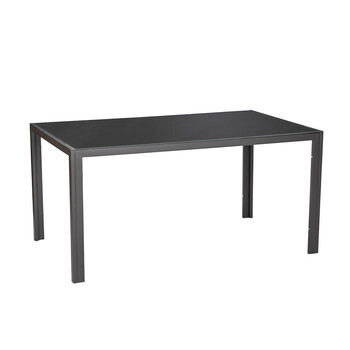 BORMANN BSP1156 BORMANN BSP1156 Τραπέζι Εξ. Χώρου 150x90x72cm, Από Τεχνητό Ξύλο & Αλουμίνιο, Γκρι Σκελετός