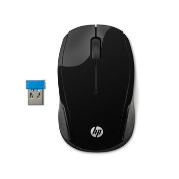 HP 200 Black Wireless Mouse HP 200 Black Wireless Mouse