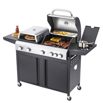 BORMANN ELITE BBQ5060 BORMANN Elite BBQ5060 Ψησταριά Υγραερίου 3 σε 1 Combo Grill