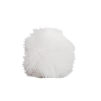 SRGKFW ΚΑΛΥΜΜΑ ΓΙΑ ΠΟΜΟΛΟ ΤΑΧΥΤΗΤΩΝ FLUFFY FUR COVER ΛΕΥΚΟ ΓΟΥΝΙΝΟ ΧΝΟΥΔΩΤΟ SIMONI RACING - 1 TEM.