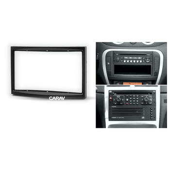 CARAV Industries Inc.  Πρόσοψη Peugeot, Citroen, Fiat (2 DIN / 173 x 98 mm / 178 x 102 mm)   11.091