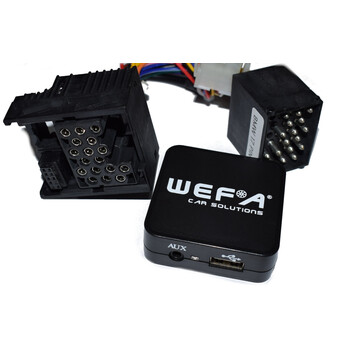 Wefatech  Interface Aux/Usb για εργοστασιακές πηγές BMW 17pin   WF.605.BMW17