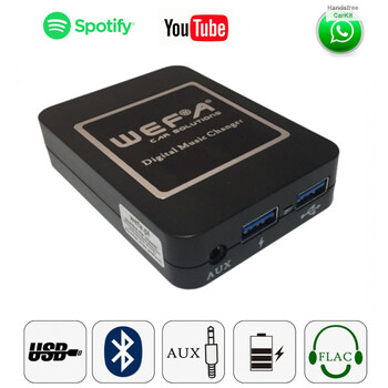 Wefatech  Interface Aux/Usb/Usb Charger/Bluetooth για εργοστασιακές πηγές BMW 17pin   WF.606.BMW17