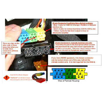Wefatech  Καλωδίωση Audi 20pin   WF.AUDI